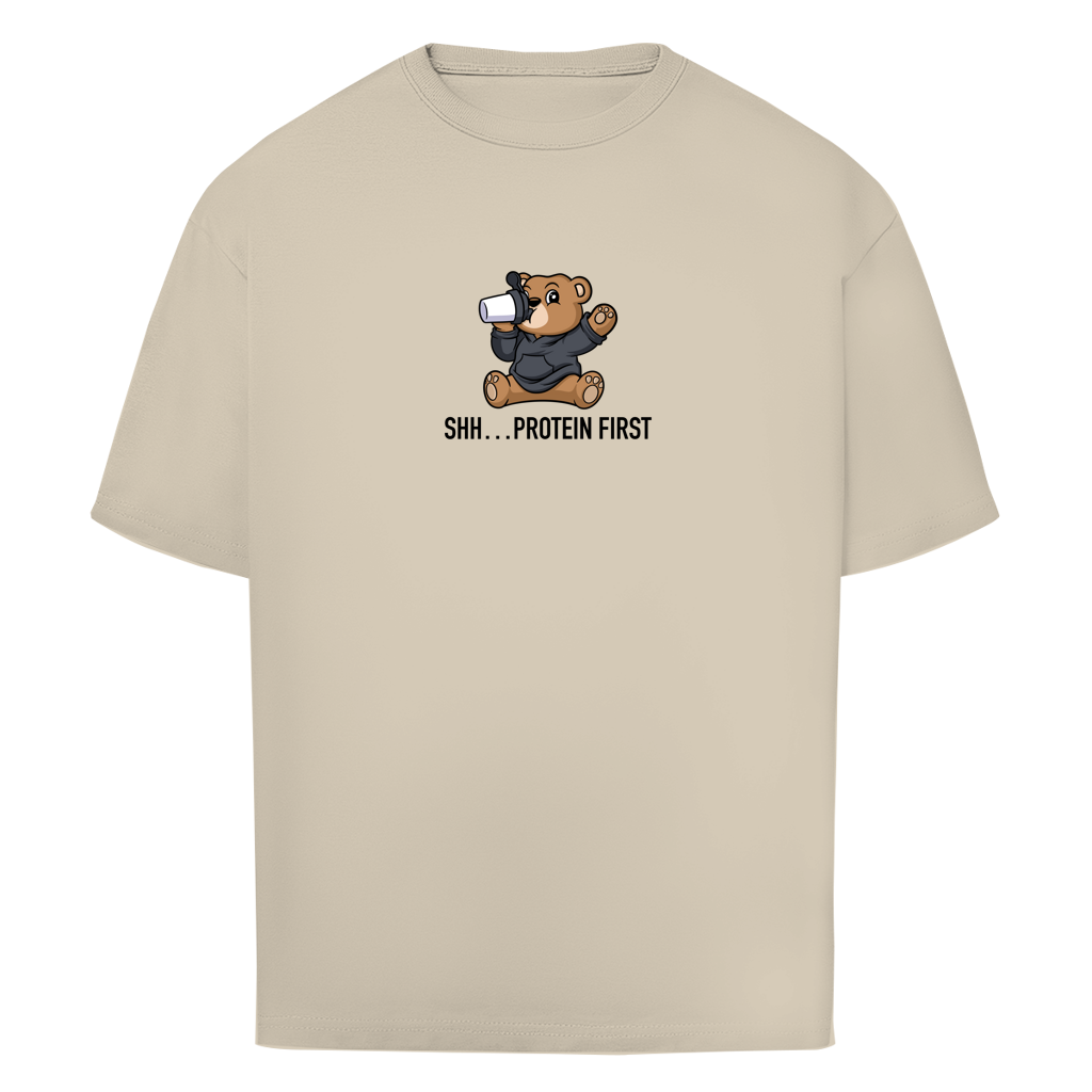 Shirt SHH... Protein First Oversize T-Shirt