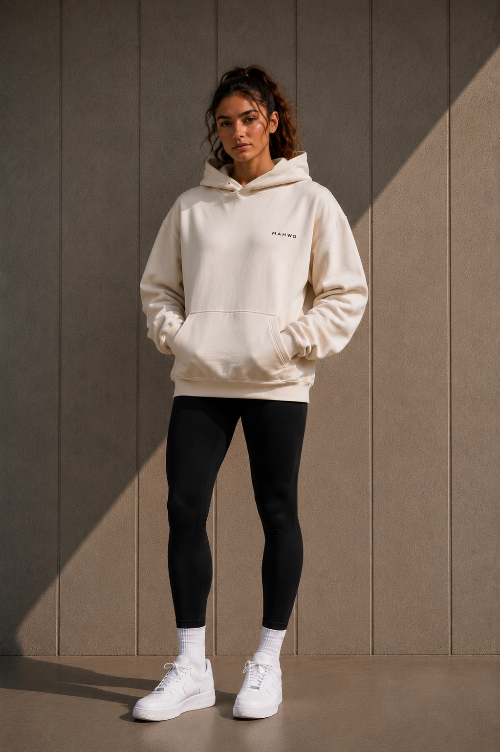 MAHWO Sand Oversized Hoodie