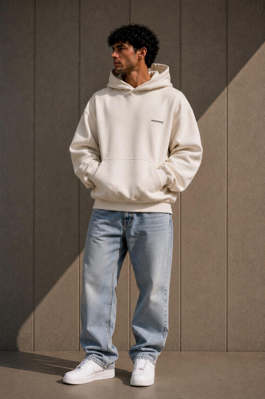 MAHWO Sand Oversized Hoodie