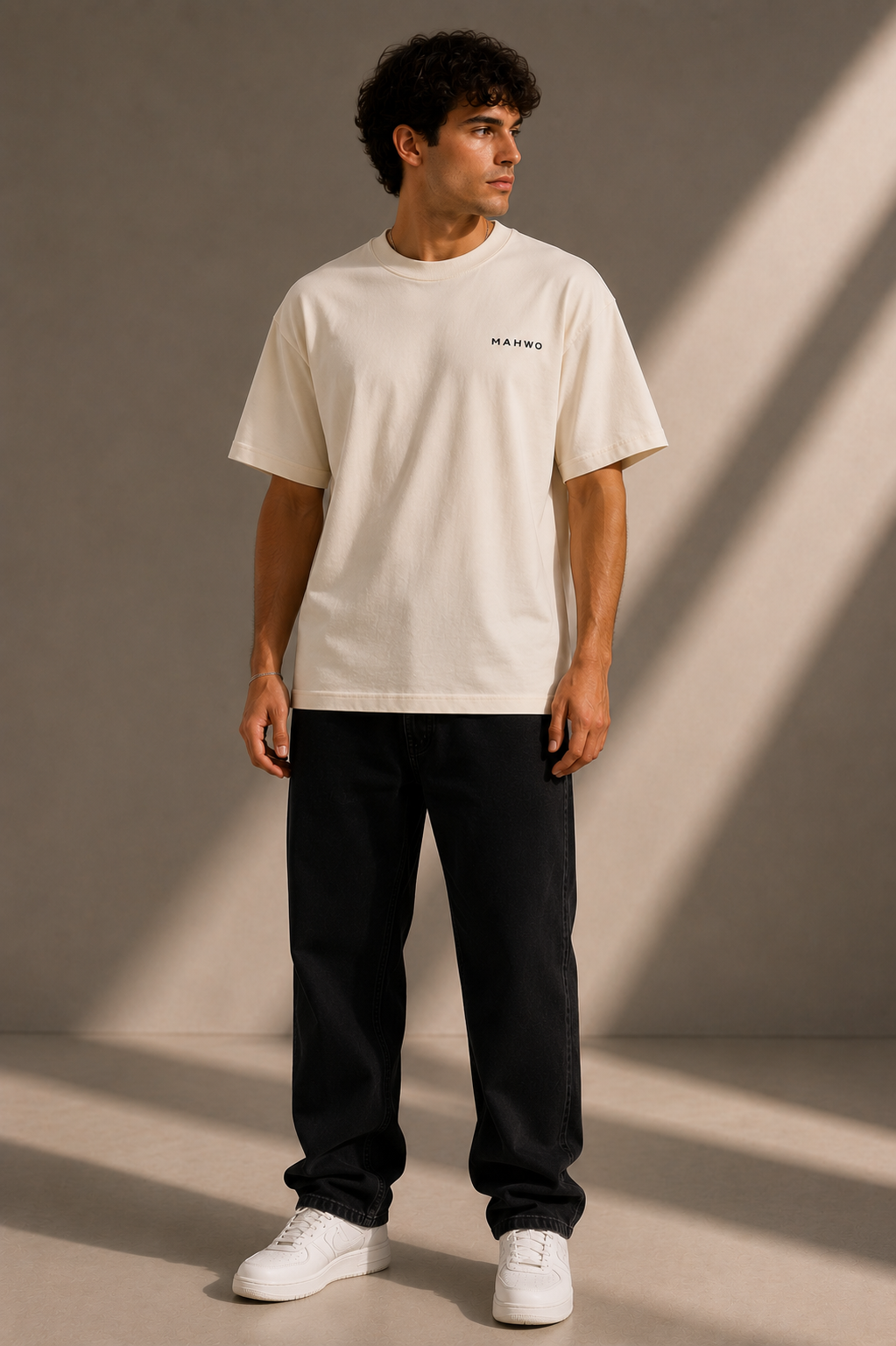 MAHWO Creme Oversized Shirt