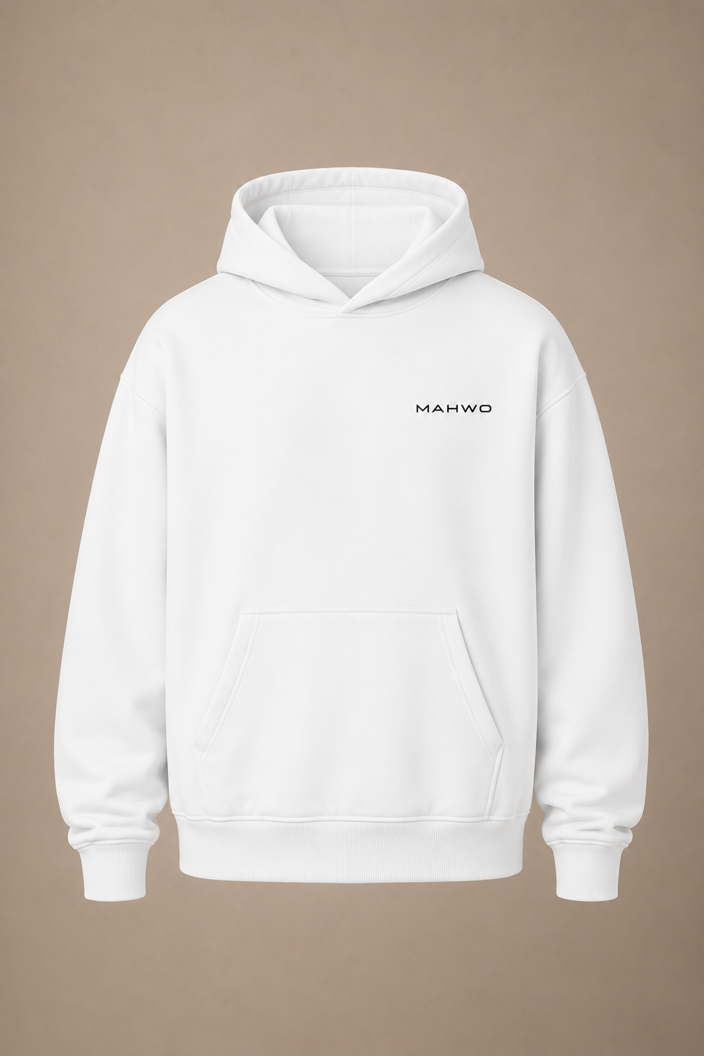 MAHWO White Oversize Hoodie