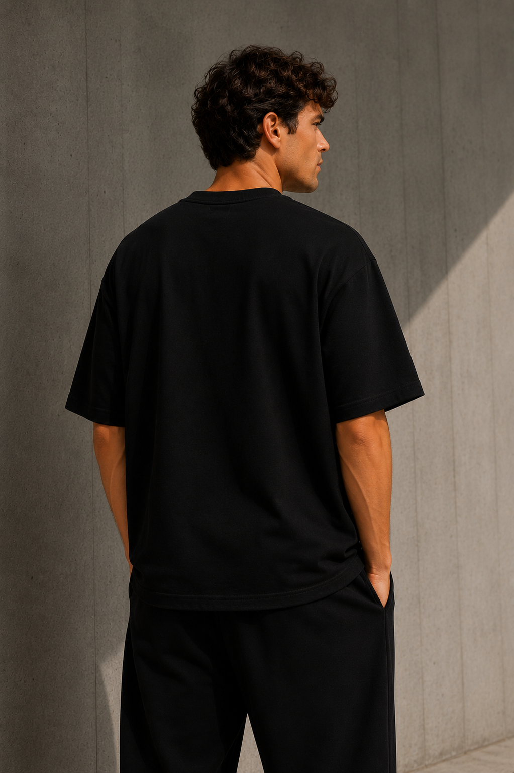 MAHWO Black Oversized T-Shirt