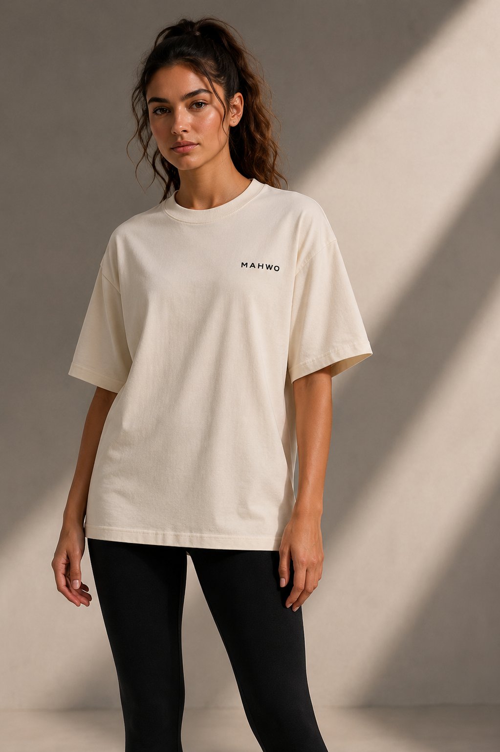 MAHWO Creme Oversized Shirt