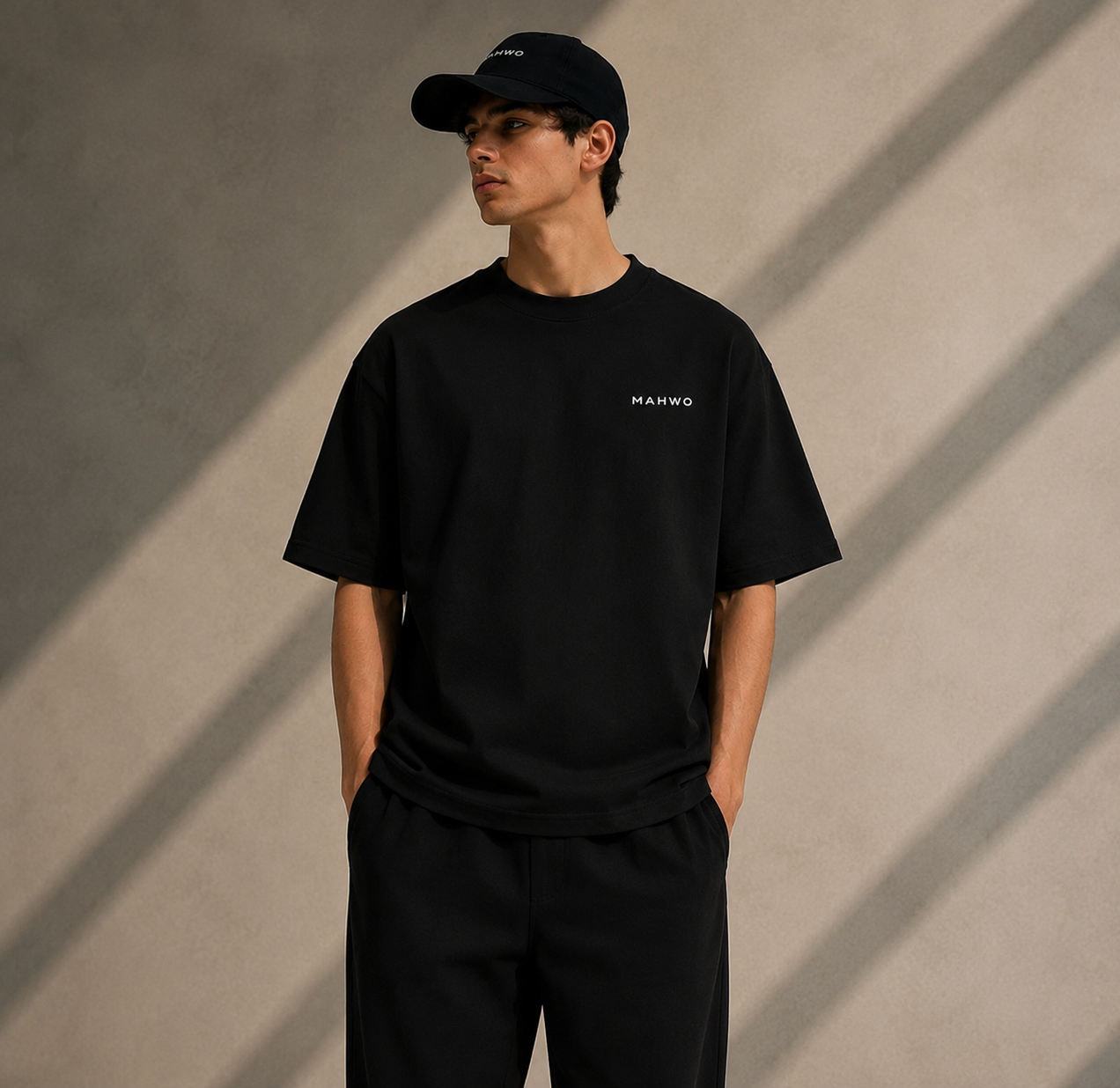 MAHWO Black Oversized Shirt