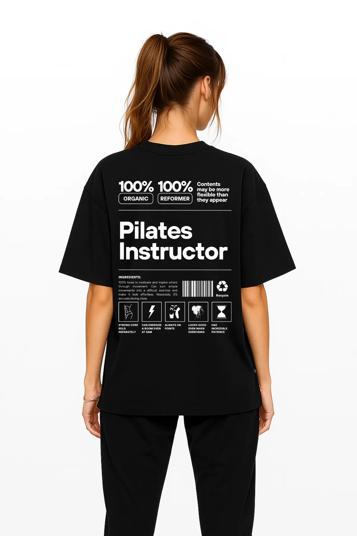 Pilates Instructor  Oversized Shirt