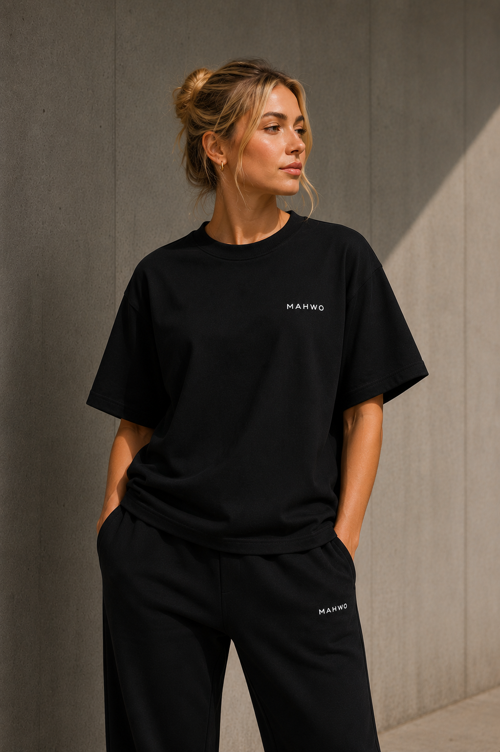 MAHWO Black Oversized Shirt