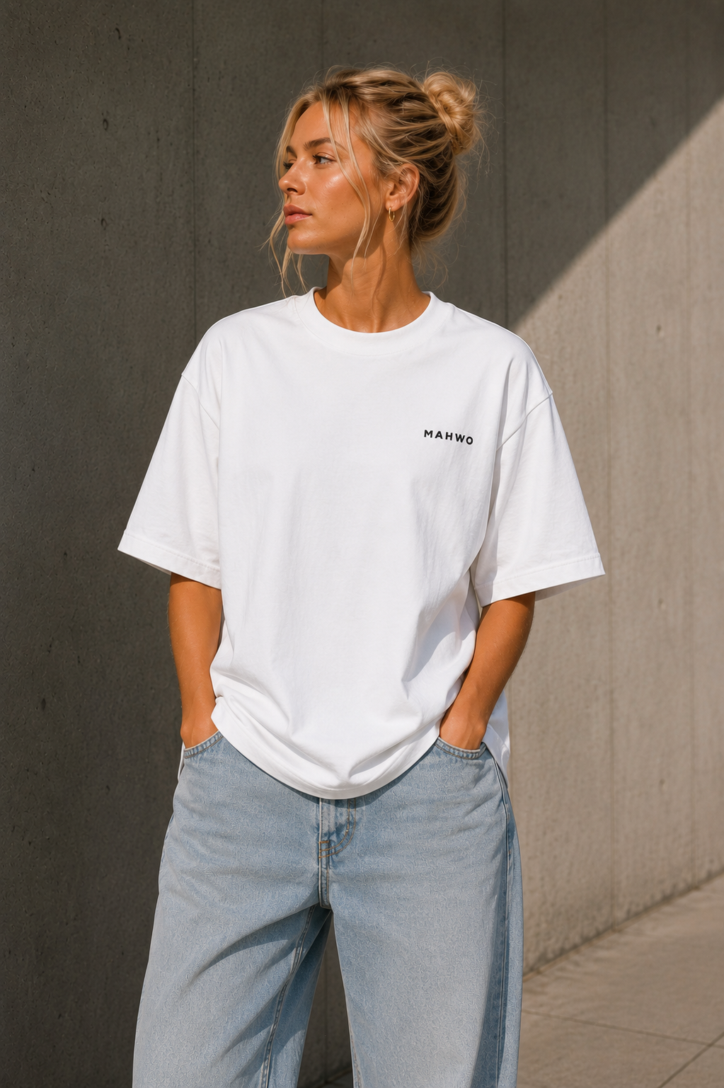 MAHWO White Oversized Shirt
